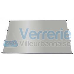 Etagere pleine inox 18/10  Dim. 600x1500mm pour...