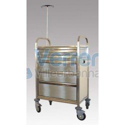 Chariot d'urgence equipe de 2 tiroirs Ht 75, 2 ...