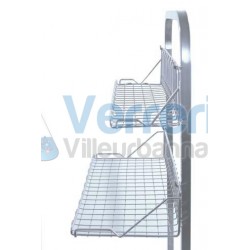 Etagere multifonction en fil inox Dim. 600x180m...