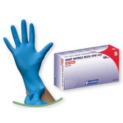 Gant en nitrile orange ultra-resistant taille M...