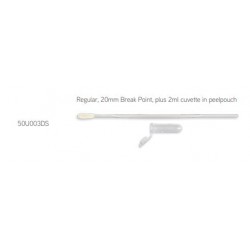 2 Ecouvillons floques hDNA free, regular, point...