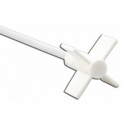 Tige d'agitation en croix, l. 35cm, diam