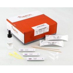 \Test immunochromatographique en bandelette, de...