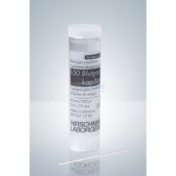 Capillaires, héparinés au sodium, par ex. pour ...