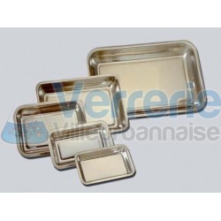 Plateaux rectangulaires inox long.  long. 425x2...